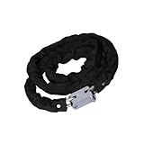 GOOHOCHY Kettenschloss Fahrradschloss mit Robustem Vorhängeschloss...