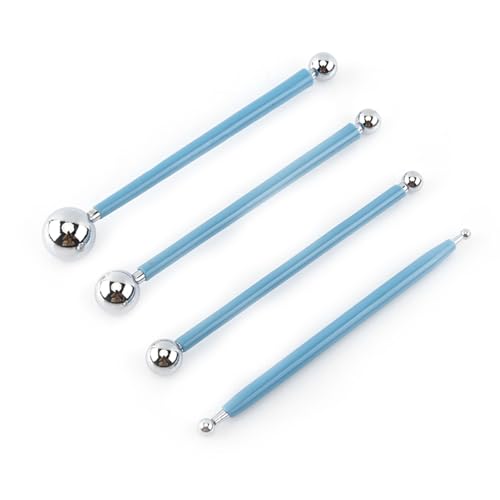 Rockvoqrn Edelstahl Modellierwerkzeug-Set 4-teilig