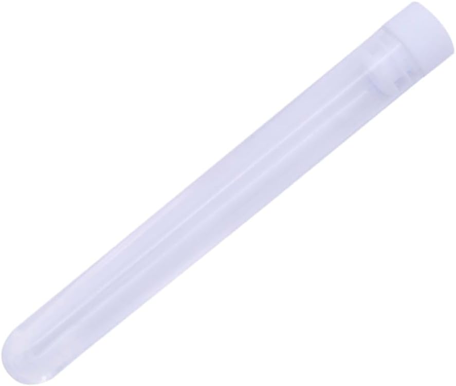Plastic Needle Organizer Bottle 12x1cm 10 Pcs with White Plug