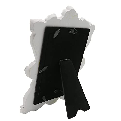 Blybh Vintage Picture Frame 4X6 Retro Photo Frames, Tabletop & Wall Hanging Ornate Antique Picture Frame With High Definition Glass, White #TOP5