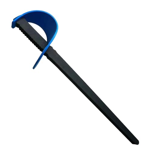 SM SunniMix Fencing Foam Sword Practice Sparring Lightweight Foam Toy Training Aid for Beginners Training Sword for Kids Cosplay Parties, Blue