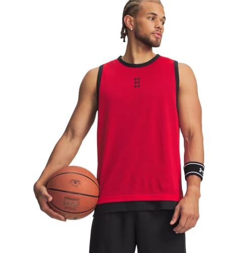 Haut sans manches pour homme UA débardeur sport léger noir