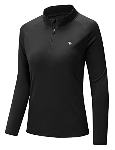 donhobo T-Shirt Damen Laufshirt Sportshirt Langarm Leicht Atmungsaktiv...