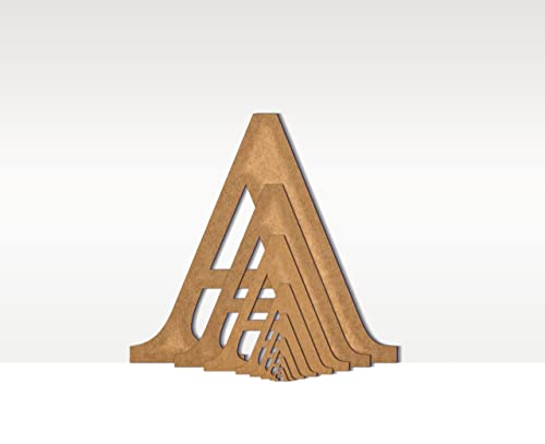 Wooden Letters Large Small Georgia 2cm-40cm 4mm Premium MDF Craft Extra Large for Scrapbooks, Home Decoration, Signs, Nursery DÃ©cor, toy box lettering and Wall Art