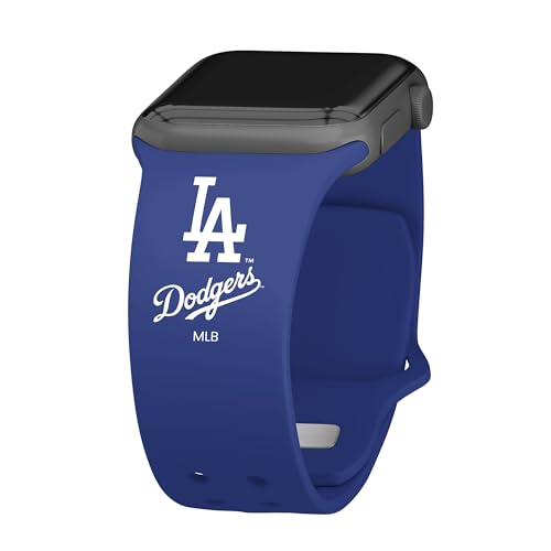 Los Angeles Dodgers HD Elite Edition Watch Band Compatible with Apple Watch (42/44/45mm Short)