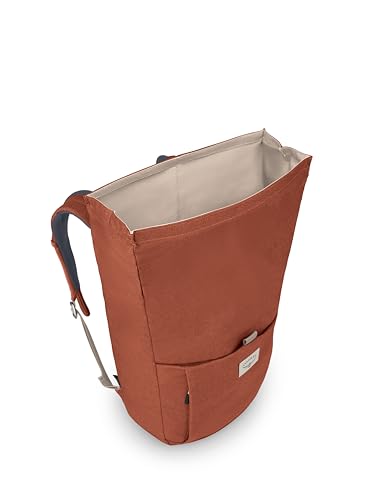 Image of Osprey Arcane Roll Top Commuter Backpack, Porcelain Orange Heather