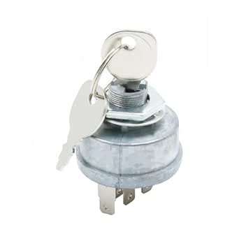 Chiave Avviamento Trattorini Interruttore Di Accensione Con Chiave Per Trattorini Cub Cadet/MTD - Ricambio 925-1396A, Con 3 Chiavi 7590 Ax