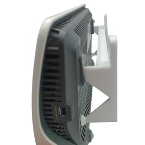 Wandhouder voor Fritzbox 7590 AX 7590 7690 Fritz Box 7590 AX | Houder - driedelig incl. bevestigingsmateriaal schroeven en pluggen