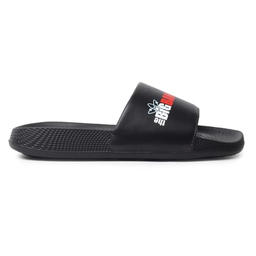 Image of YOHO Sliders for Men | Comfortable and Lightweight Slides | WB Cartoon & Comic Characters: Batman,Superman,Tom & Jerry,Rick & Morty,Big Bang Theory, Friends and Scooby Doo for Boys