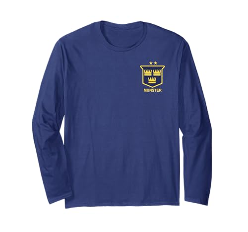 Munster retro classic style for retro Irish rugby fans Long Sleeve T-Shirt