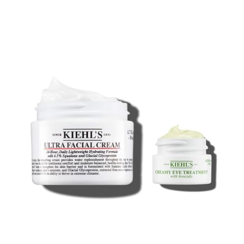 Kiehl's Ultra Facial Cream, Face Moisturiser For Women & Men, Suitable for All Skin Types, Fragrance-Free, 50Ml + Gift