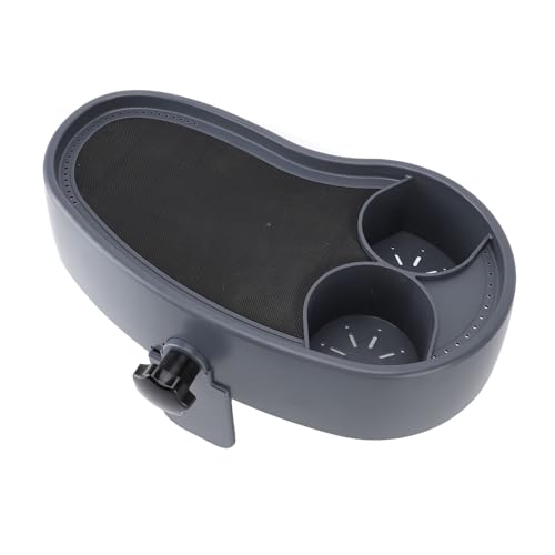Adjustable Hot Tub Table Tray, Plastic Anti Slip Hot Tub Serving Tray with 2 Cup Holder, Drinks Snacks Phone Holder for Spa Bathtub