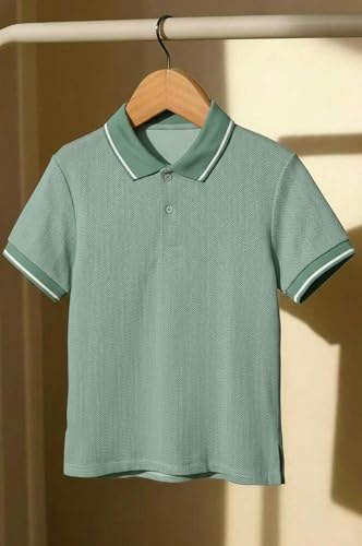 Image of Mack Jonney Men's Premium Jacquard Polo T-Shirt | Short Sleeve Soft Knit Fabric | Stylish Casual & Smart Wear Polo-M6938