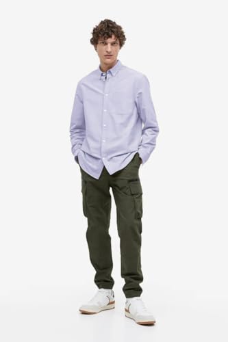 Image of BE ACTIVE Men's Oxford Cotton Lycra Casual Shirt || Men Stylish Shirt || Full Sleeves || Simple Shirt for Men || Timeless Style & Comfort