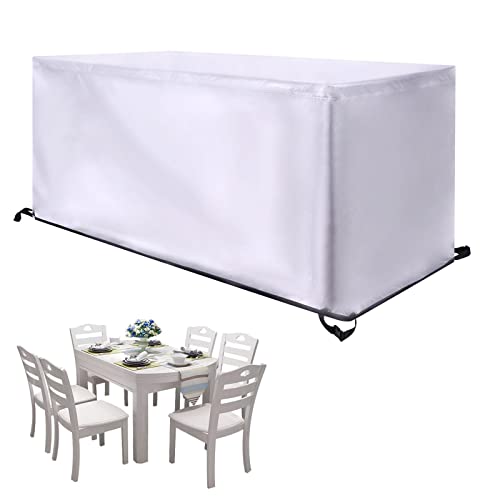 Nsodinevus Abdeckplane GartenmöBel Silber Mit Schwerlast 420d Oxford...