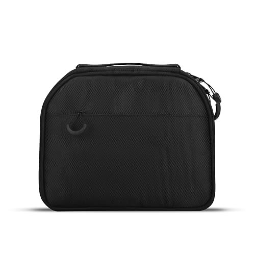 Image of Urban Wolf Travel Pouch Large Capacity, Water-Resistant Travel Toiletry Organizer with Multiple Pockets & Hanging Hook | Cosmetic Makeup Organizer with Mesh Pockets Travel Kit for Men and Women-Black.