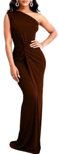 Image of SxClub Formal Dress for Women Cocktail Sexy Bodycon Sleeveless Evening Party Floor Length Long Prom Dresses