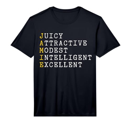 Mens Jamie Adjectives Personalised, Jamie Name Woman, Jamie Performance T-Shirt