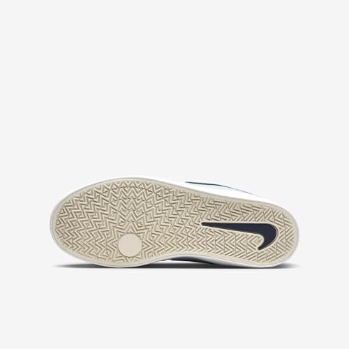 Nike SB Check Canvas Big Kids' Skate Shoes (905373-407, Light Armory Blue/White/White/Midnight Navy) Size 72