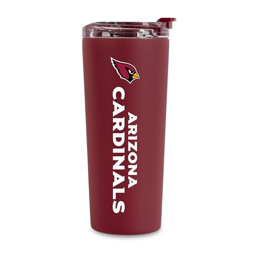 Image of Rico Industries NFL Football 24oz Stainless Steel Tumbler with Lid and Dual Functioning Lid