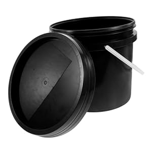 Hemobllo Farbeimer Kunststoff Eimer mit Deckel