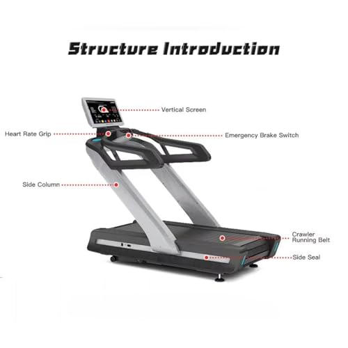 Image of Commercial Treadmill 2 in 1 Crawler & Running Machine with Touch Screen | Premium Gym Fitness Equipment