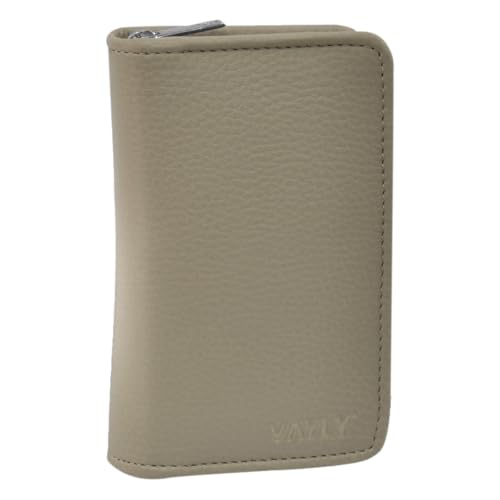 Kit Estojo Bucal de Viagem Sintético Vayly com Zíper e Compartimentos para Higiene Pessoal. (Creme)