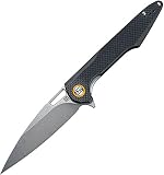 Artisan Small Archaeo Linerlock, ATZ1821PSBKF, schwarz