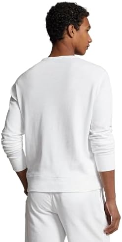 POLO RALPH LAUREN Men's Spa Terry Sweatshirt, White 1, Large : Amazon.sg:  Fashion