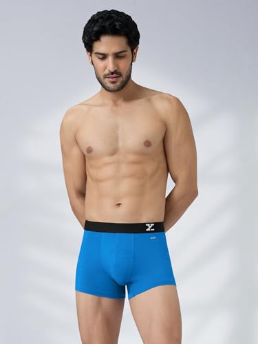 Image of XYXX Men's Aero Super Combed Cotton Trunks | Antimicrobial, Regular Fit, No-Marks Waistband | Underwear for Men Combo (Pack of 3)