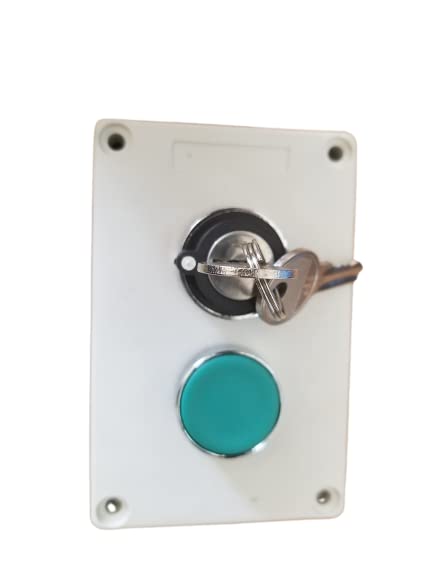 KAMSTEALTH Momentary Push Button Switch Station 3 position selector Key Lock with red emergency stop/red and green push button (3 Position selector Key Lock with green push button) (B0BVZDTBZR) Amazon Price History, Amazon Price Tracker