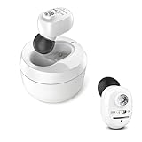 Rechargeable Sound Device for Seniors & Adults, Invisible Audio Device with Clear Sound, 3g In-Ear Design, Comfort Fit, Simple to operate, Fits Left or Right Ear (White)