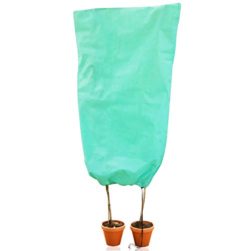 GardenGloss® Protección de Invierno para Plantas [Varios tamaños] - para Las Plantas de bañera, Las Palmeras y Otras Plantas - Resistente al desgarro, Estable a los Rayos UV y Reutilizable Cover