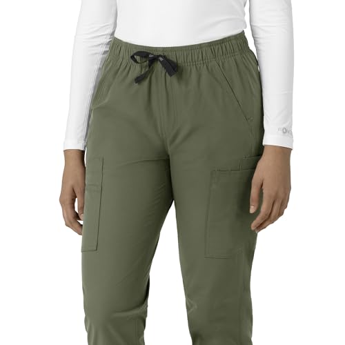 Carhartt Force Essentials Women's Straight Leg Scrub Pant, Olive, 5XL - image 5
