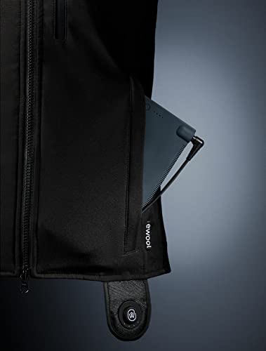 Ewool Pro+ Women's Heated Vest, Made For Extreme Cold, 12V Rechargeable Battery Heated Jacket For Motorcycle, Snowmobile, Ski (X-Small) Black #TOP4