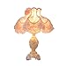 Nowoczesna lampka nocna Wiktoriański styl stołowy lampa kwiat wzór tkaniny nocne lampy nocne 13 cali antyczne malowane ręcznie rzeźbione lampy do czytania do sypialni salon stołu końcowego