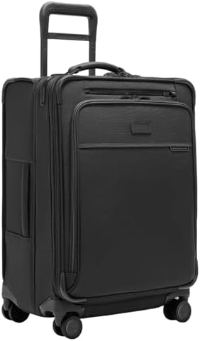 Briggs & Riley 24 Inch Compact Checked Suitcase Luggage with Whee...