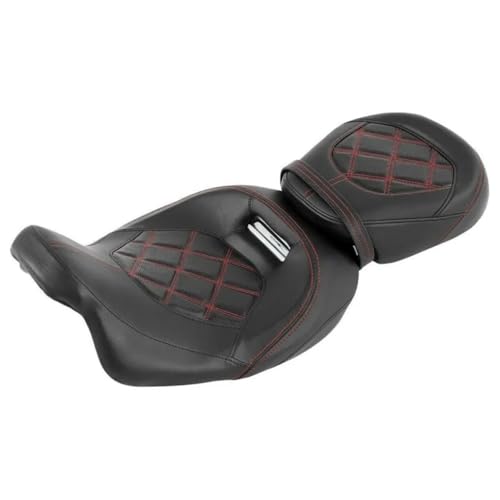 Cojín de asiento para motocicleta Touring Electra Glide Street Road King 2 piezas