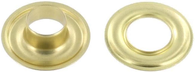 Miniatura 2 de Grommet, Natural Brass, Solid Brass-LL (100 sets per bag), Multiple Sizes