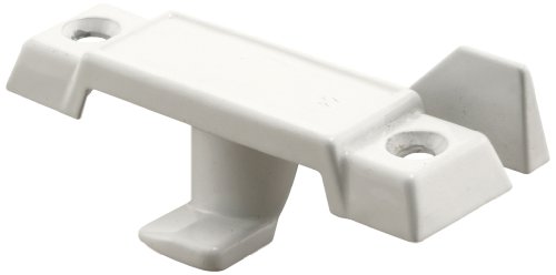 Prime-Line F 2756 Sash Lock, Deep Offset Latch, 9/32 In. Projection, Fits Single and Double Hung Metal Windows, Diecast, White-Painted, (Single Pack)