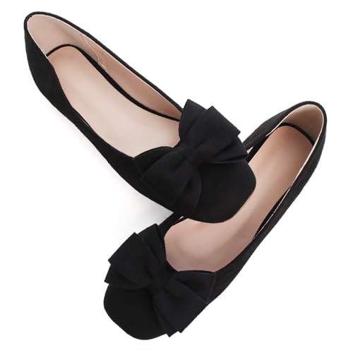 Stunner Women Casual Fashion Flats Classic Slip On Ballet Shoes Comfortable Square Toe Dress Flats Wedding Party Flats
