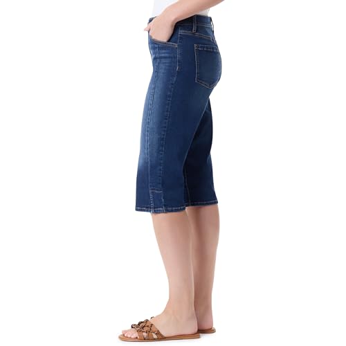 Short Gloria Vanderbilt Dalia à fentes latérales et coutures apparentes