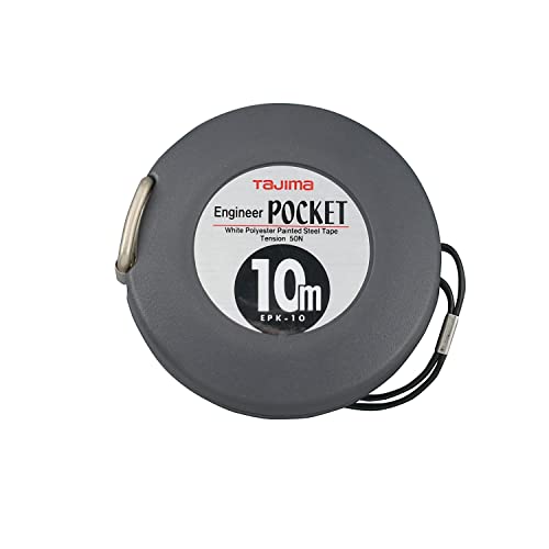 Tajima EPK10MW Engineer Pocket Messgerät, lang, 10 m, 10 mm, Grau