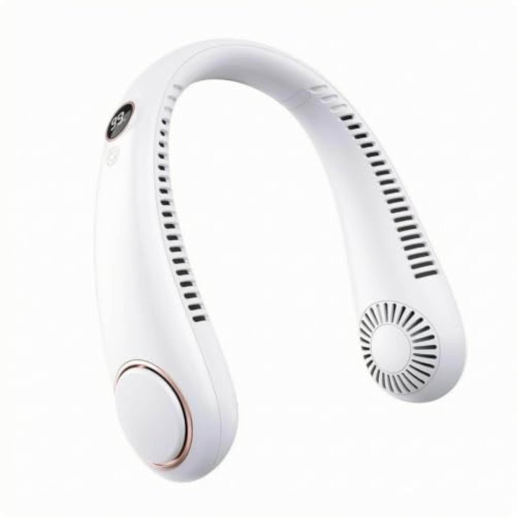 Quiet Bladeless Wearable Fan, Rechargeable & Portable