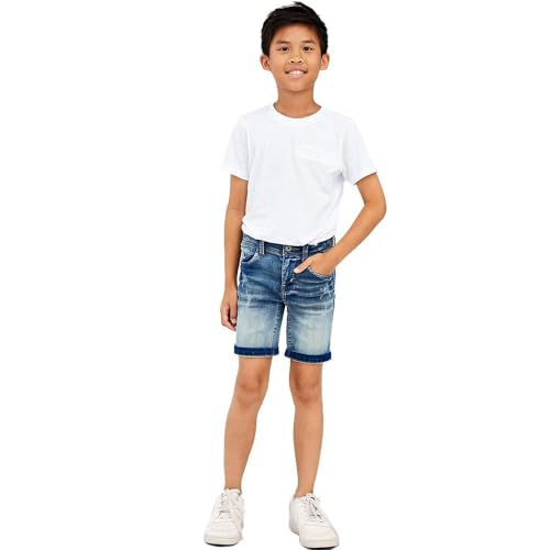 NAME IT Jungen Nkmtheo XSL DNM L 5495-th Noos Shorts, Medium Blue Denim, 140 EU