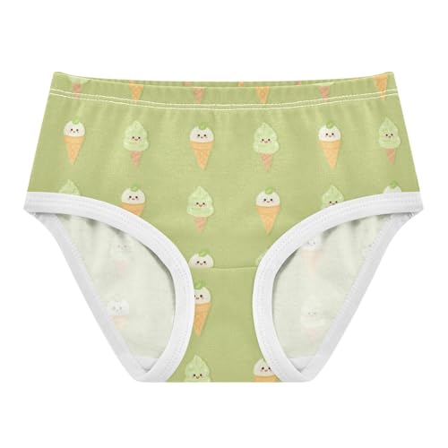 Girls' Underwear Dessert Ice Cream Green Toddle Brief Panties 2303024