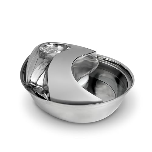 Pioneer Pet Stainless Steel Fountain Raindrop Design , 60oz