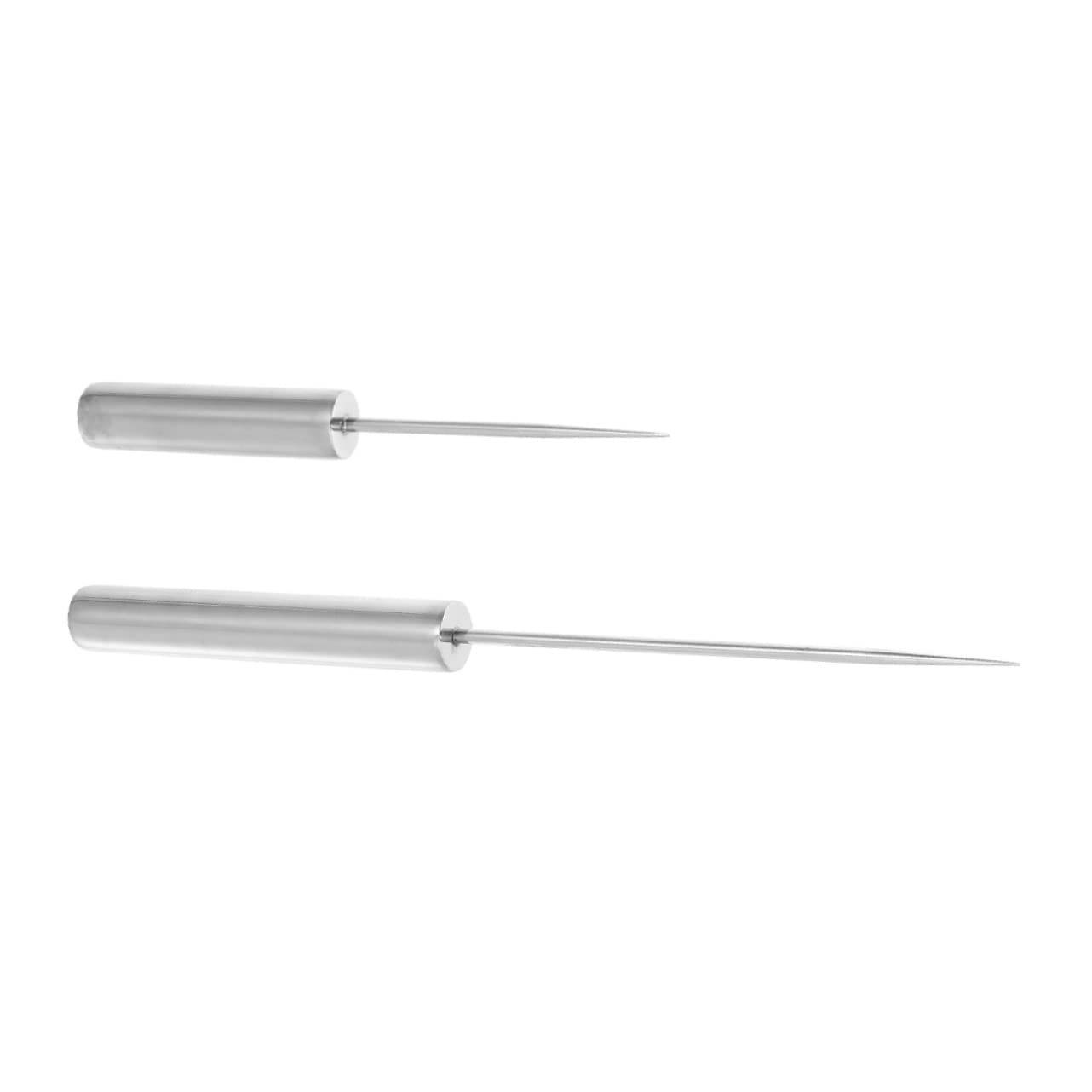 ABOOFAN 2 Pz Rompighiaccio Strumento per Il Ghiaccio da Cucina Scalpello Freddo Tritaghiaccio per Uso Domestico Raschietto per Ghiaccio Mini Ghiaccio Silver Acciaio Inossidabile