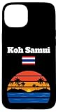 Photo Gallery koh samui souvenir tramonto palme spiaggia bandiera thailandia custodia per iphone 15 plus Photo Gallery koh samui souvenir tramonto palme spiaggia bandiera thailandia custodia per iphone 15 plus