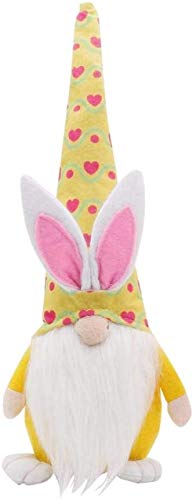 Hinder Gnomos de Pascua Gnomos de Conejo Gnomos de Conejo Adornos de Pascua Adornos de Tarro de Caramelo de Conejo Favor de Fiesta de Pascua Cover